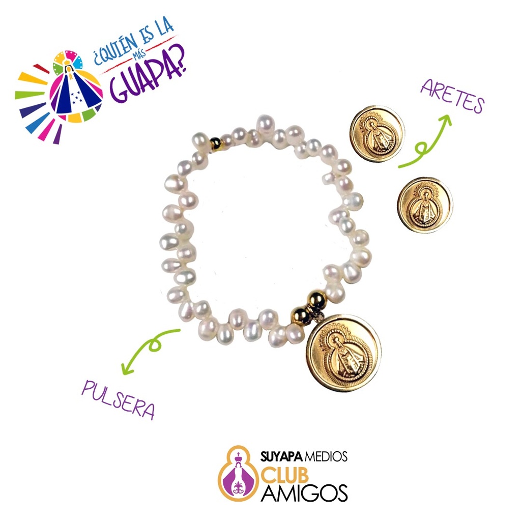 Pulsera y Aretes